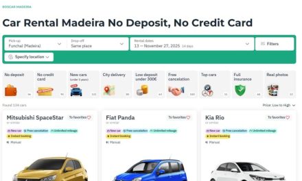 Melhores sites para alugar um carro na Madeira sem depósito