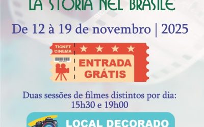 Festival de Cinema Italiano gratuito celebra mais de 150 anos da imigração italiana no Brasil