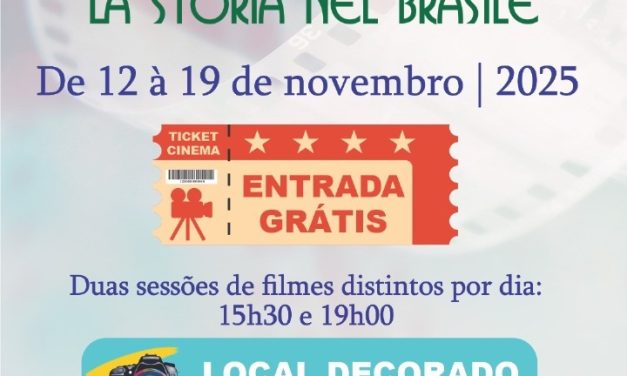 Festival de Cinema Italiano gratuito celebra mais de 150 anos da imigração italiana no Brasil